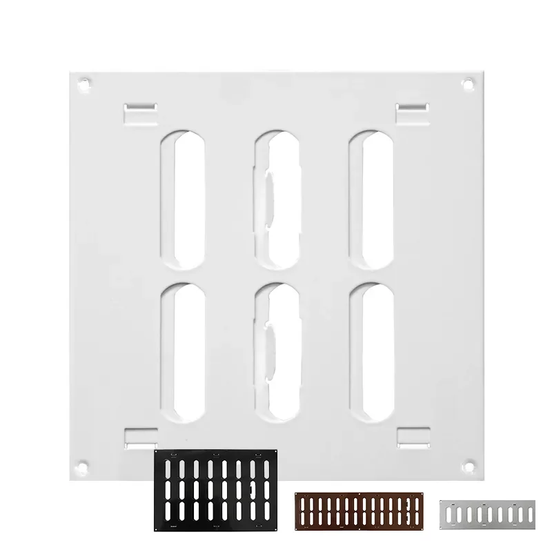 Ventilationsgaller i metall, justerbart, MR-serien