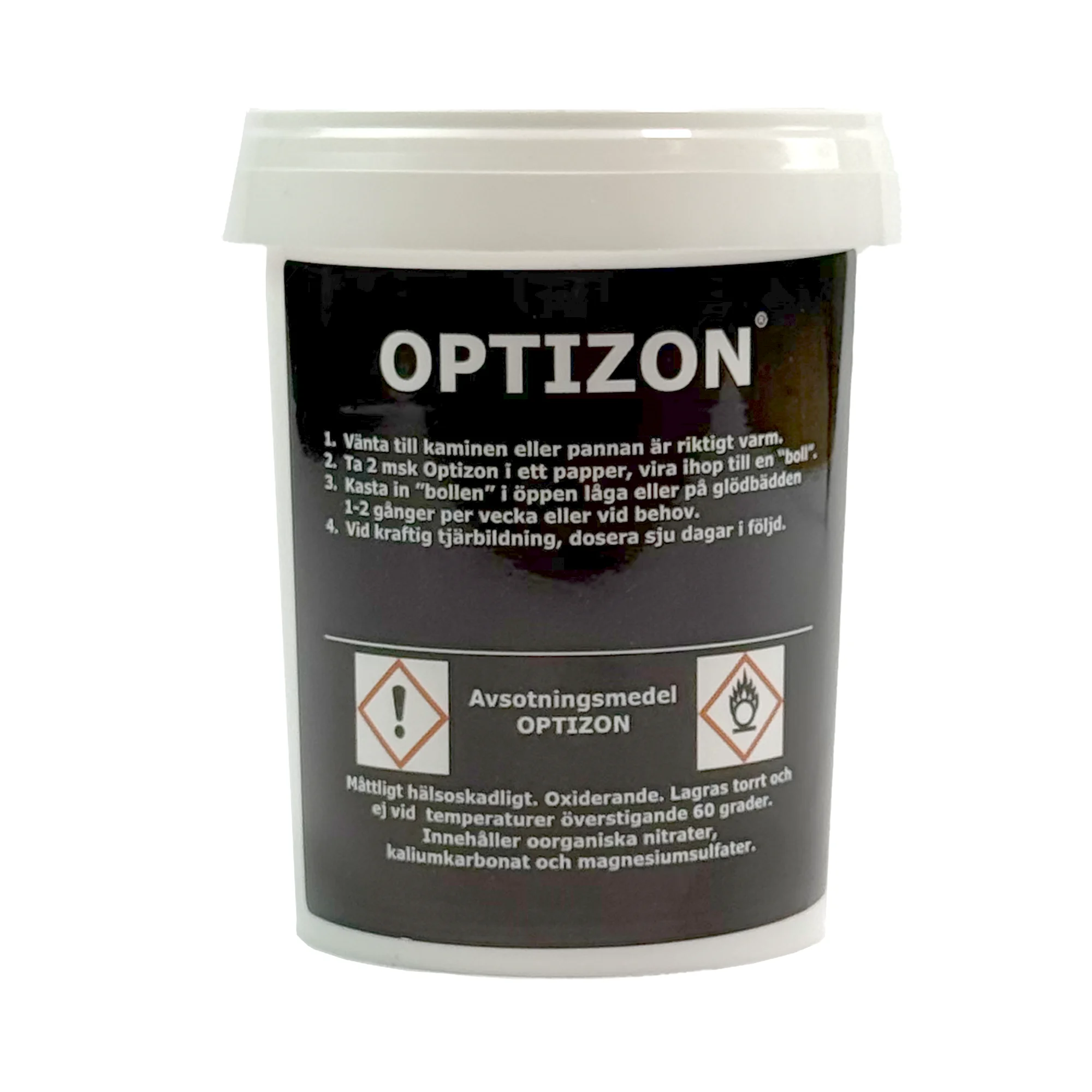 Avsotningsmedel Optizon 500 g – för kamin & panna