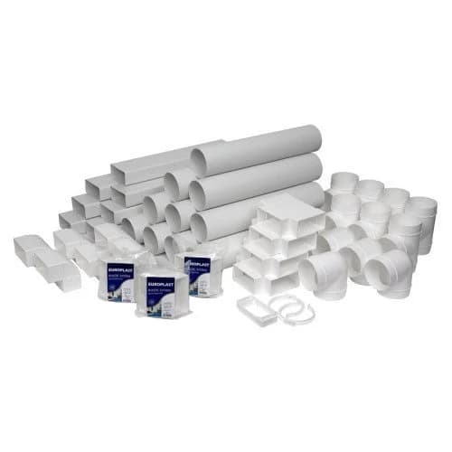 Ventilationssystem Ø100 mm / 110x55 mm – bygg ditt eget system