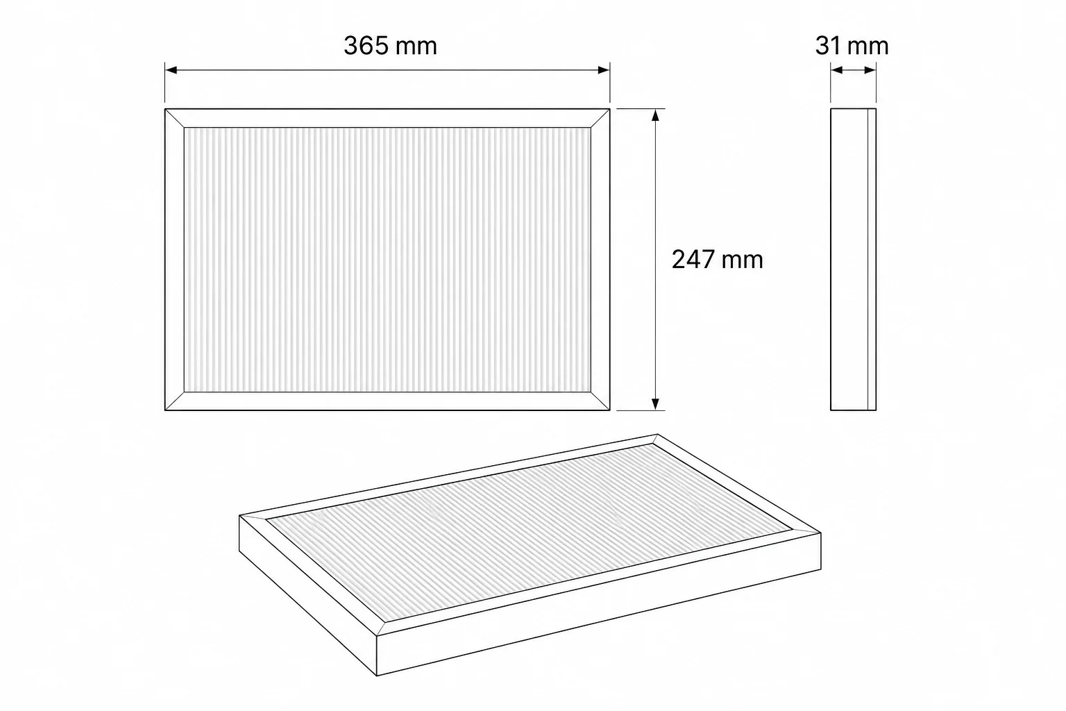 Standardfilter till Flexit Nordic S4
