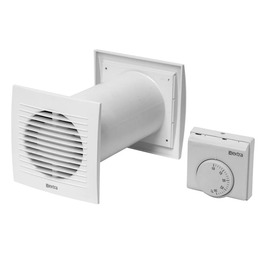 Europlast väggmonterat ventilationskit med termostat