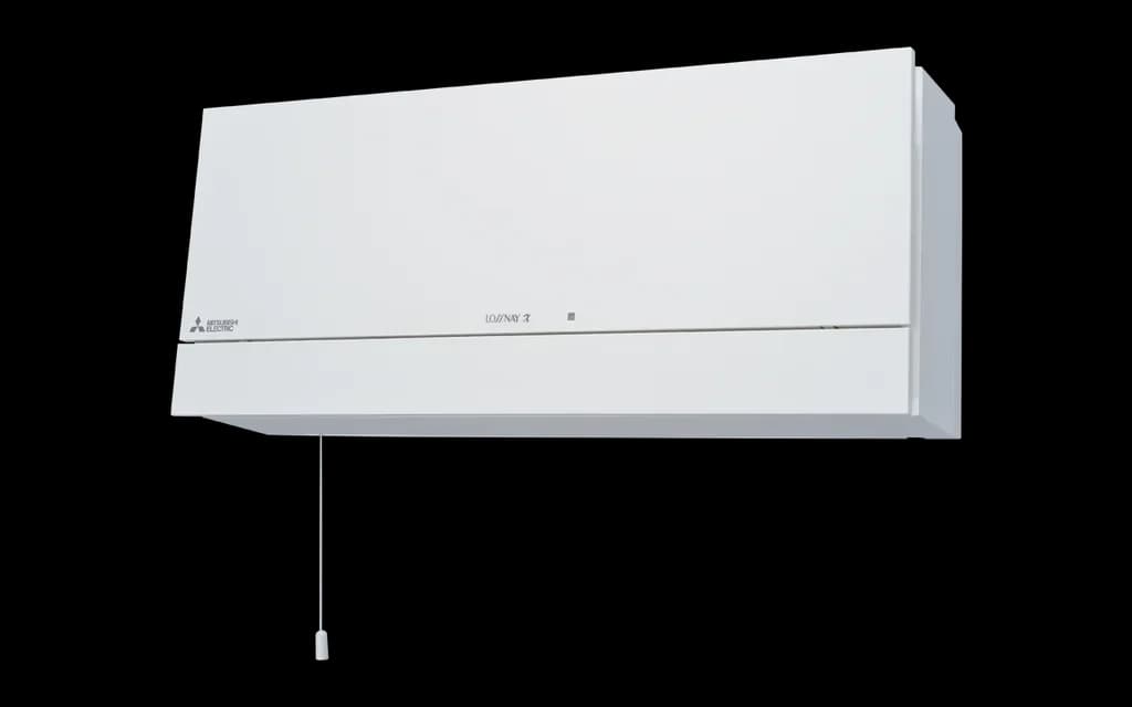 Mitsubishi Electric VL-80U5-E – Väggmonterad miniventilation med värmeåtervinning