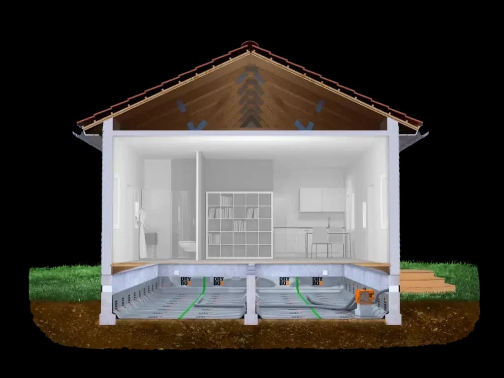 Drybox X4 – sorptionsavfuktare för krypgrund, vind & källare upp till 100 m²