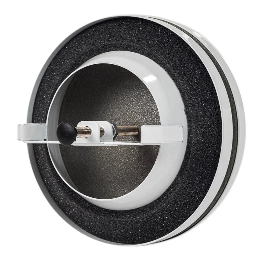 Väggventil teleskopisk med ljudisolering, metall (kit)