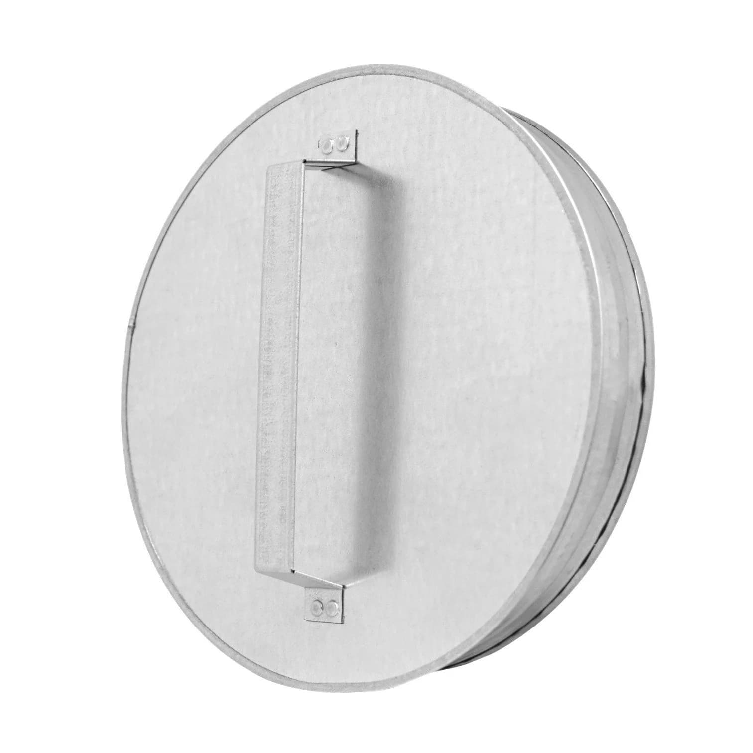 Ändlock / renslock med handtag utan tätning – galvaniserat stål (Ø80–315)