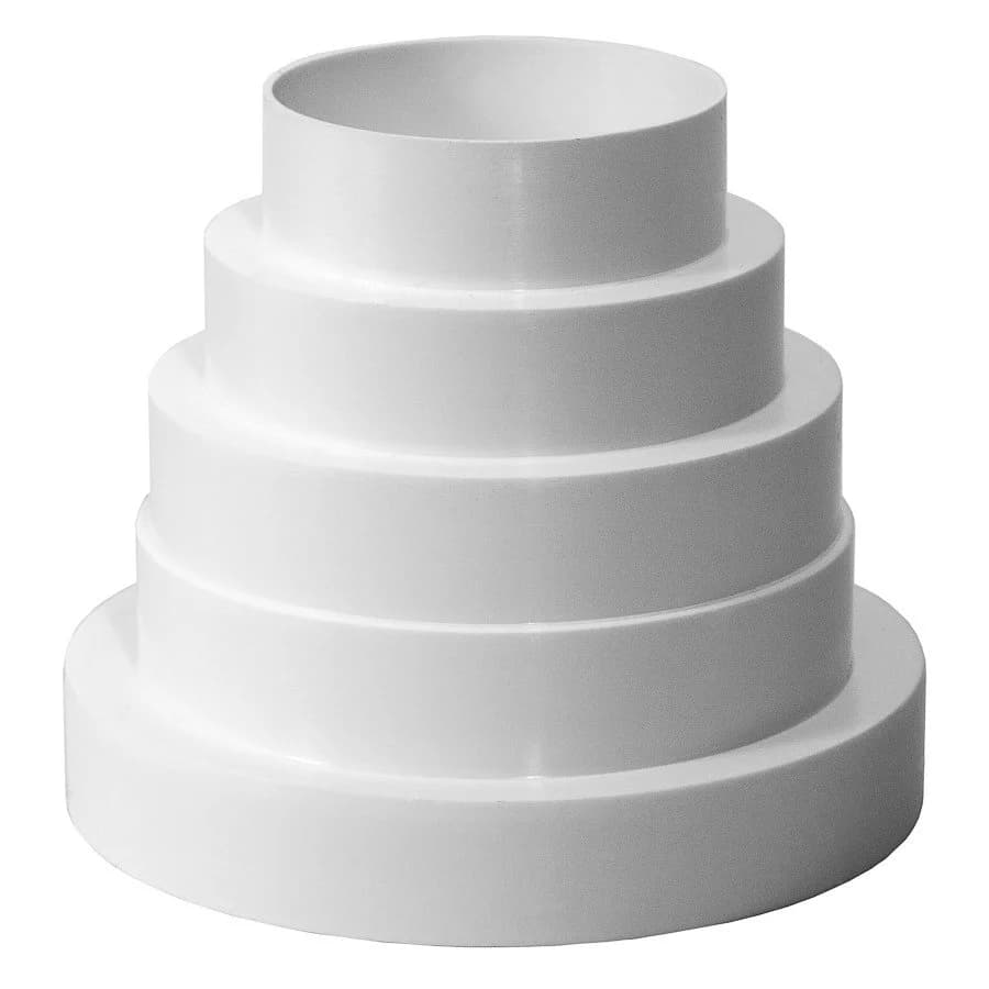 Plastreducerare ventilation – flexibla plastadaptrar för runda kanaler