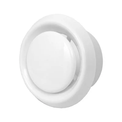 Justerbart plastluftdon för till- & frånluft (VD-serien, flera storlekar)