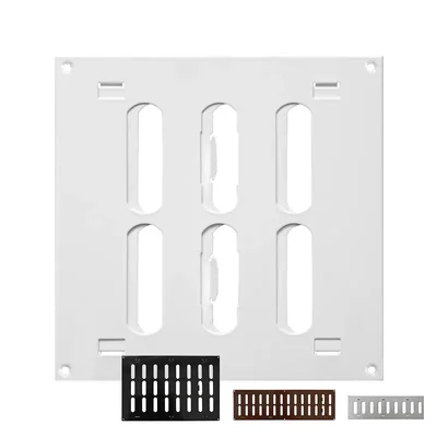 Ventilationsgaller i metall, justerbart, MR-serien